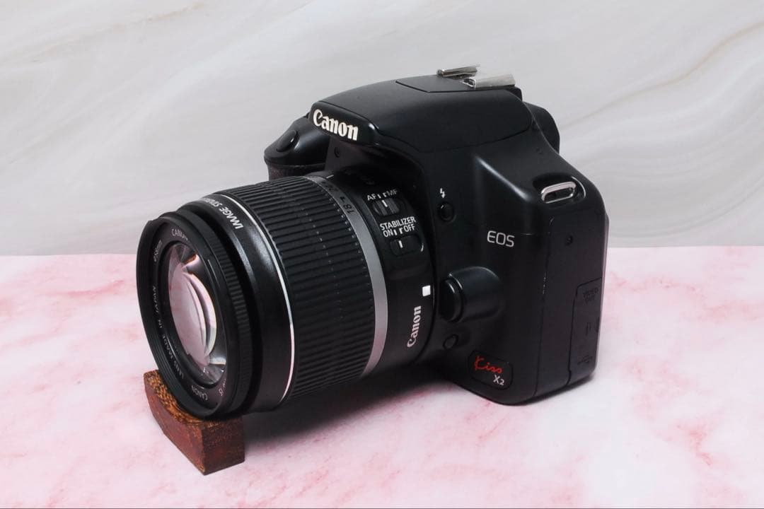 初心者おすすめ❣️Canon Kiss X2 一眼レフ ☆手振れ補正レンズ☆