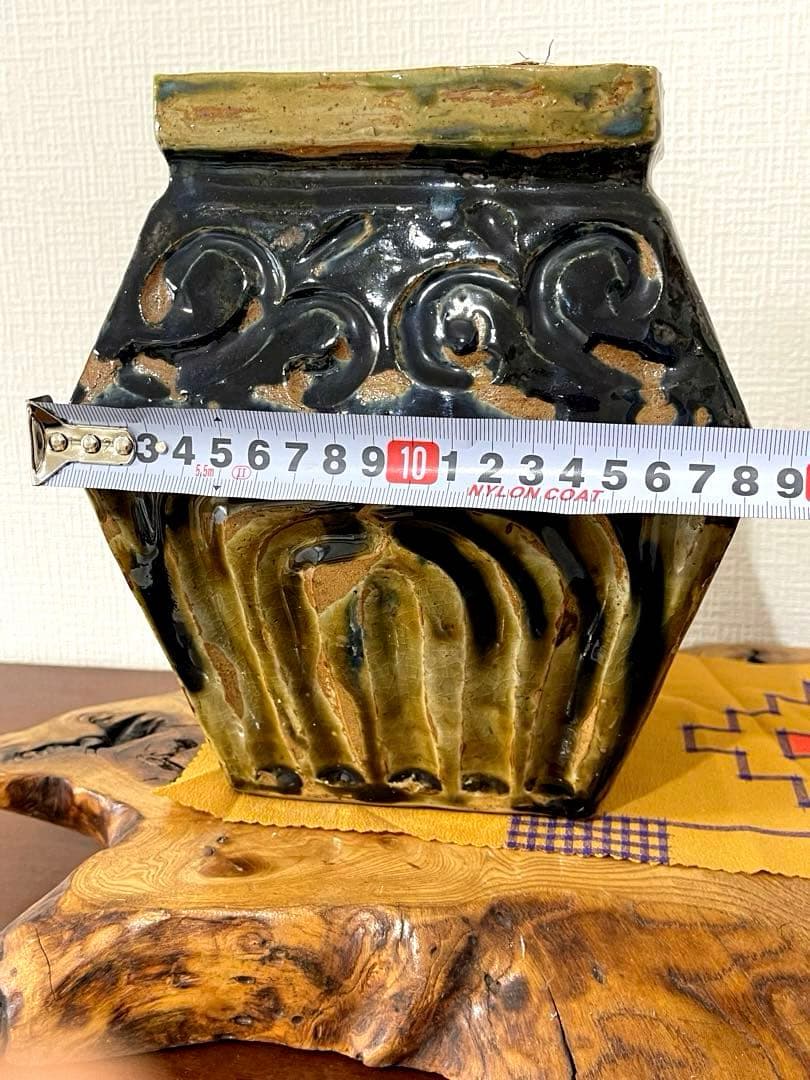 【仁王窯】壺屋焼 やちむん タラフー 大型タラフー 蓋物 蓋壺 甕