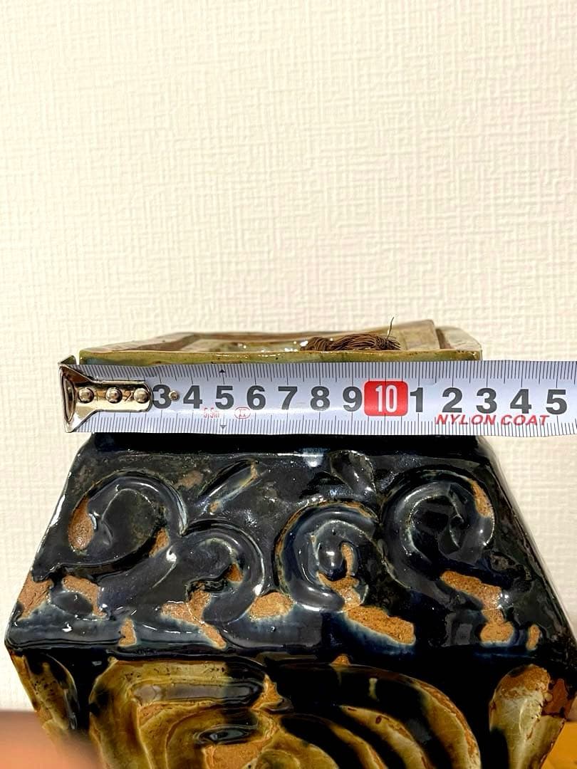 【仁王窯】壺屋焼 やちむん タラフー 大型タラフー 蓋物 蓋壺 甕