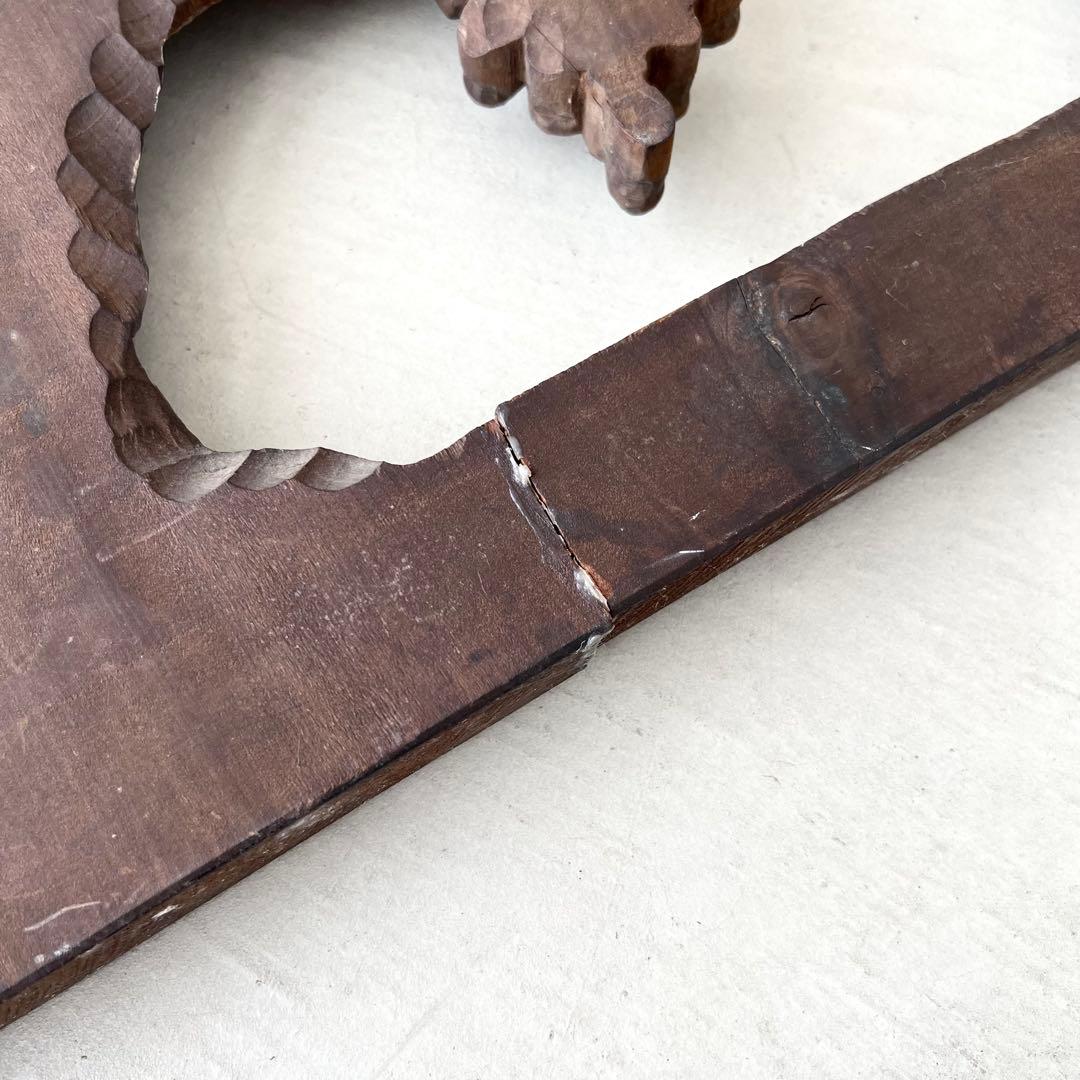 木彫りの熊　レリーフ　壁掛　ビンテージ