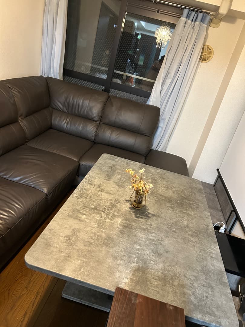 M⭐︎ストーングレーダイニングテーブル