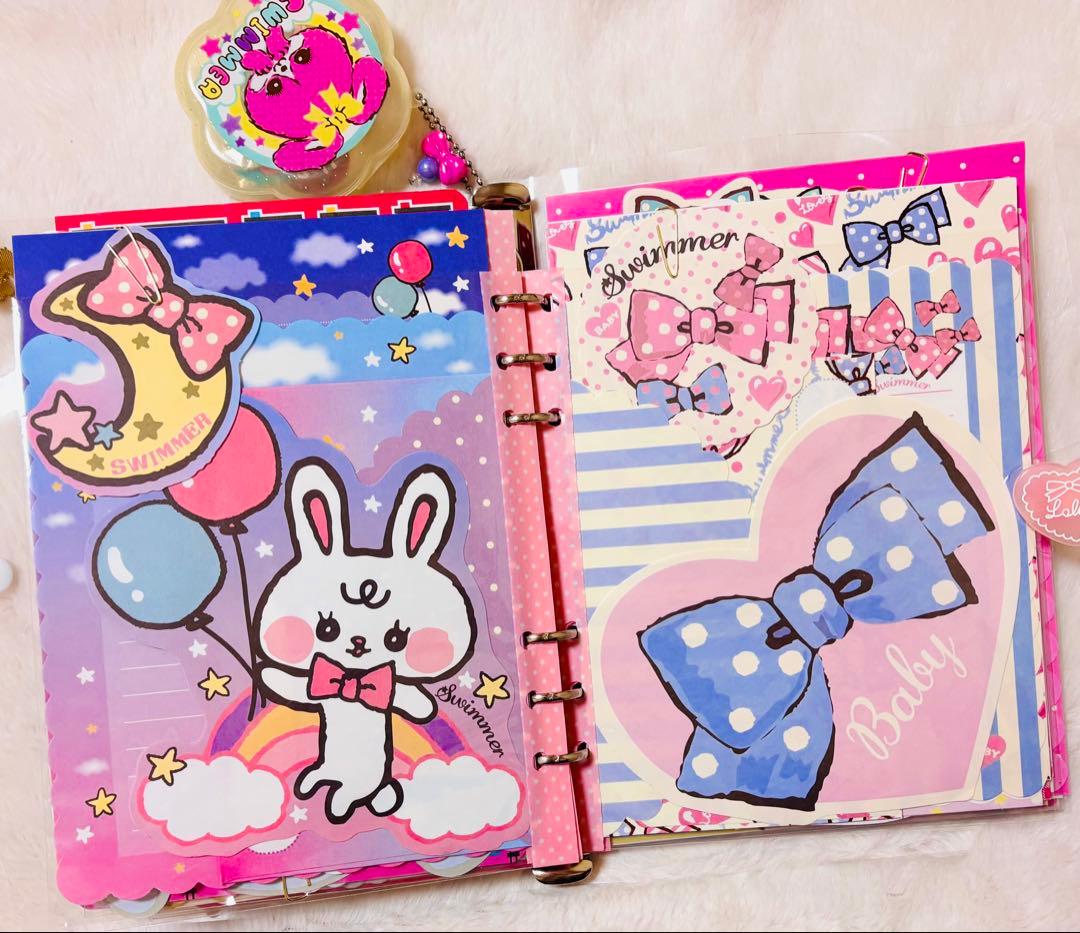 おすそ分けファイル　A5バインダー　【特別大容量　限定1点】　スイマーのみ