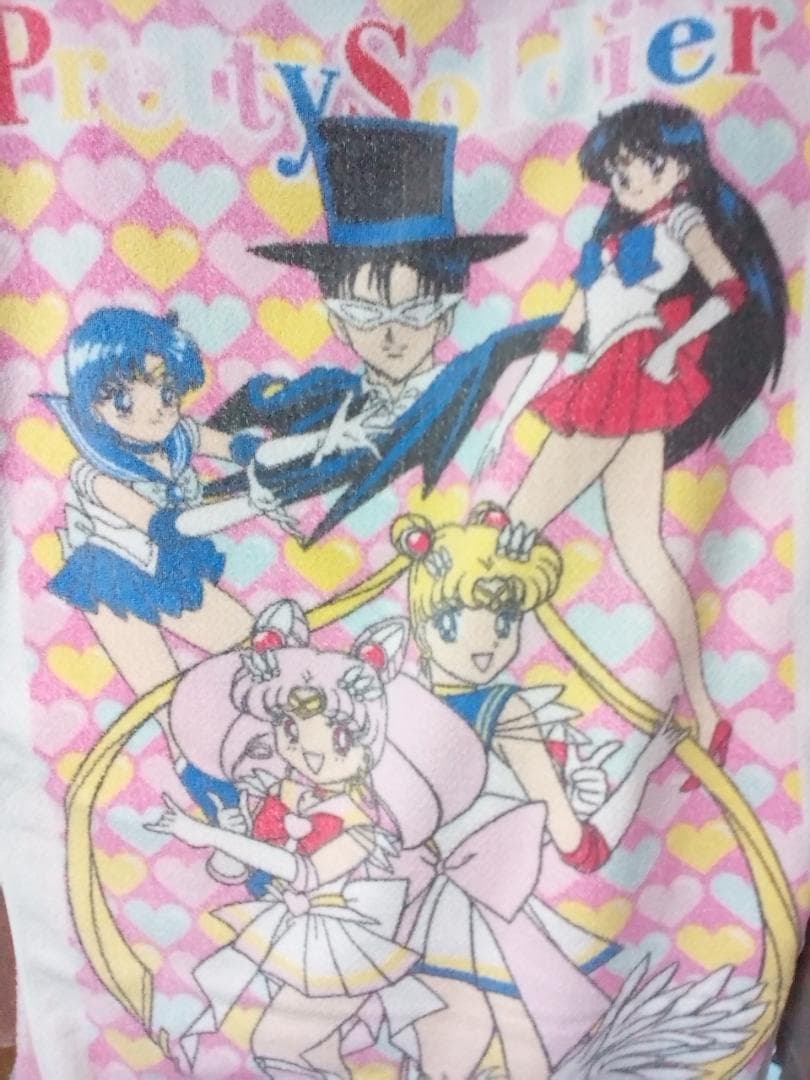 【BANDAI】『バンダイ　セーラームーンSuperS　バスタオル』日本製