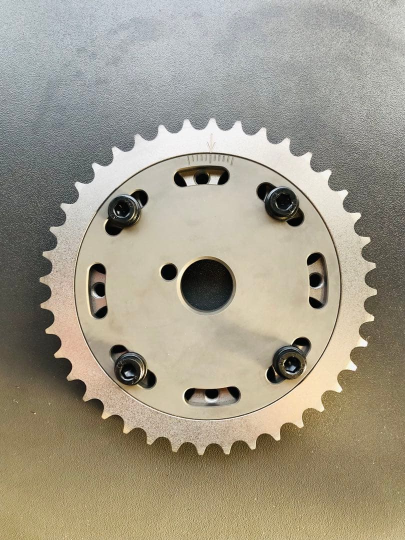 【新品】日産L6/L4 カムシャフト用　カムスプロケット　スライド調整式　L型