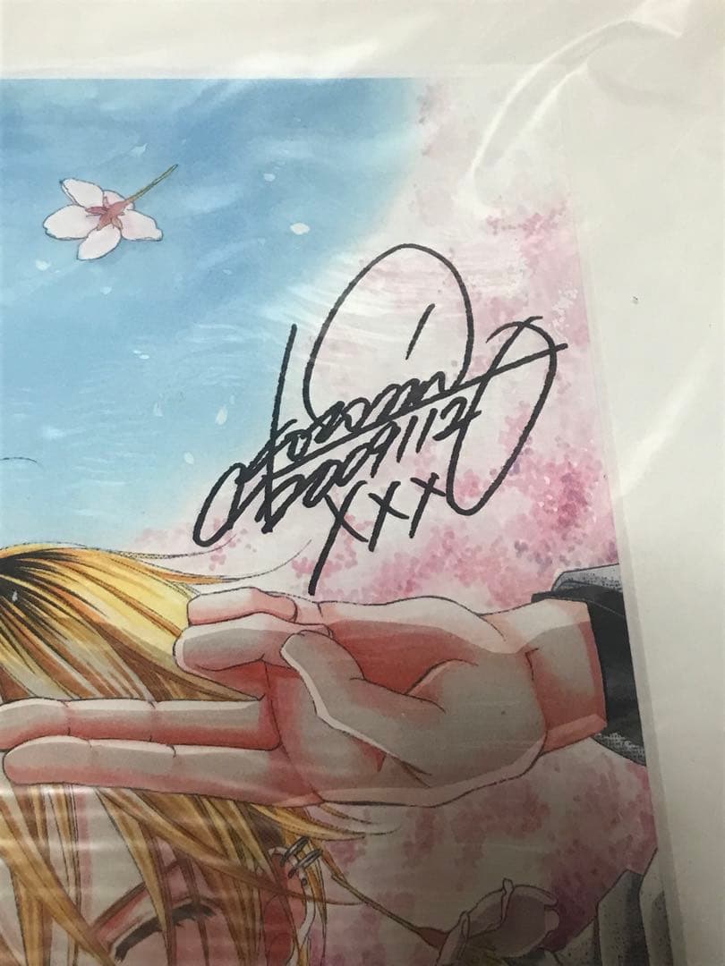 青木琴美 直筆サイン入り 僕の初恋をキミに捧ぐ　複製原画