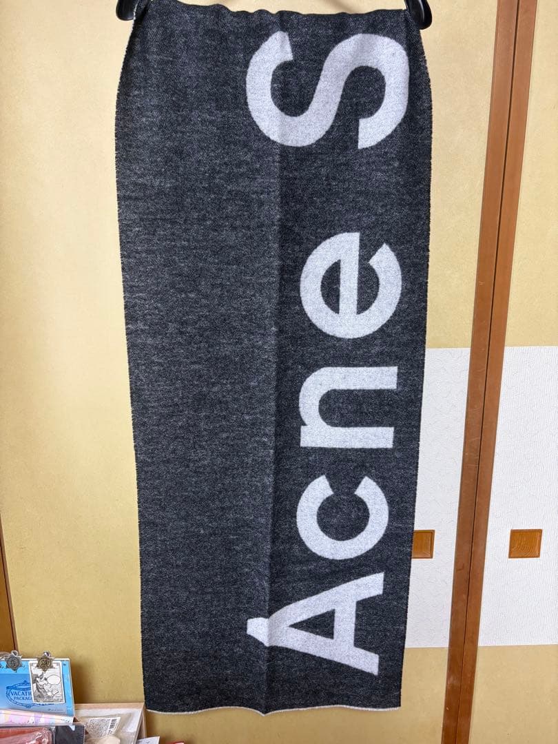 Acne Studios ロゴ マフラー　ストール