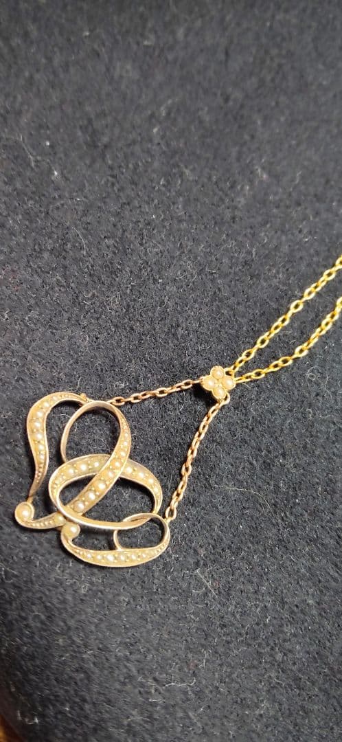 アンティーク、シードパールのネックレス1909年