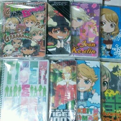 【TIGER＆BUNNYタイバニ】一番くじノート＆ステッカー全種