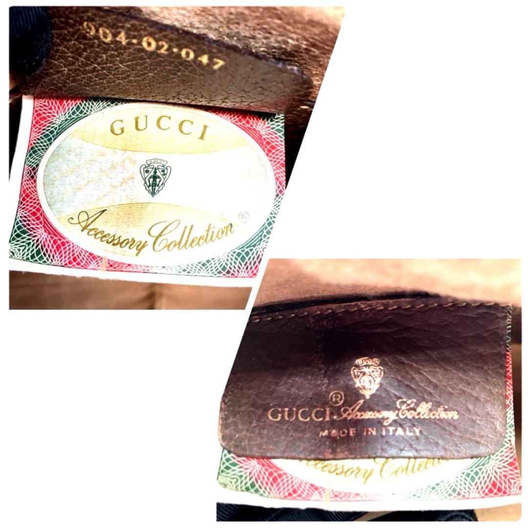 GUCCI グッチ ショルダーバッグ PVC レザー GG シェリーライン