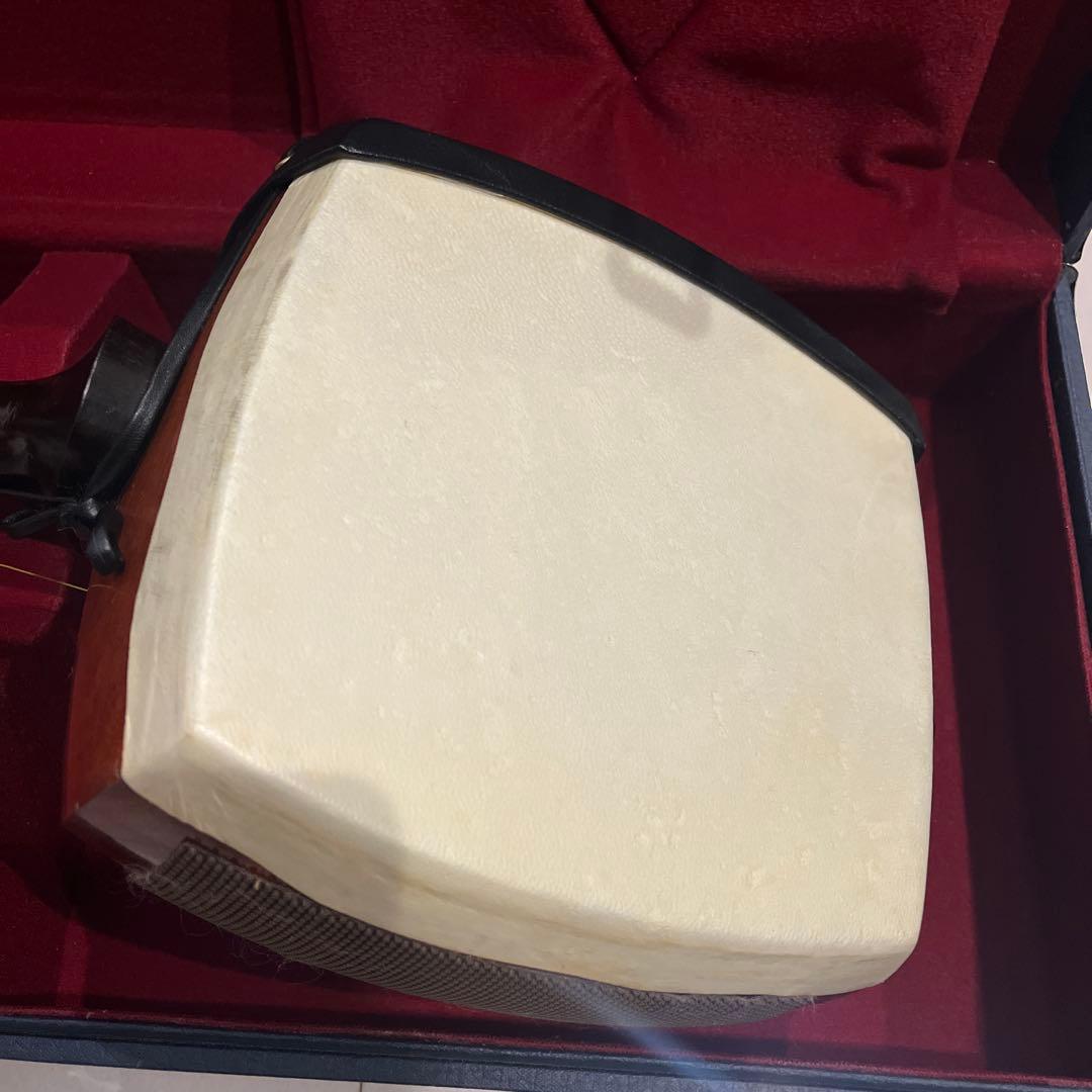 三味線 本体 白黒