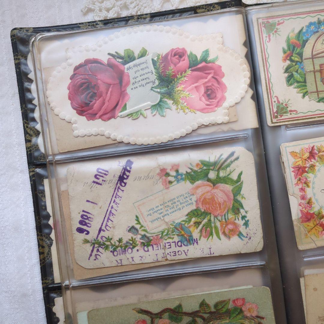 激レア118枚コーリングカードおまとめ クロモス アンティークヴィクトリアン洋書