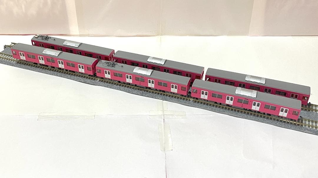 GM ★ 西武9000系（9101編成・ピンク）増結中間車　6両（動力無し）