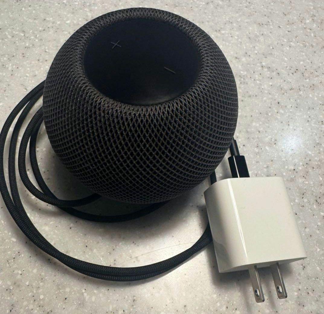 Apple Pod mini スマートスピーカー 黒 球形 純正品