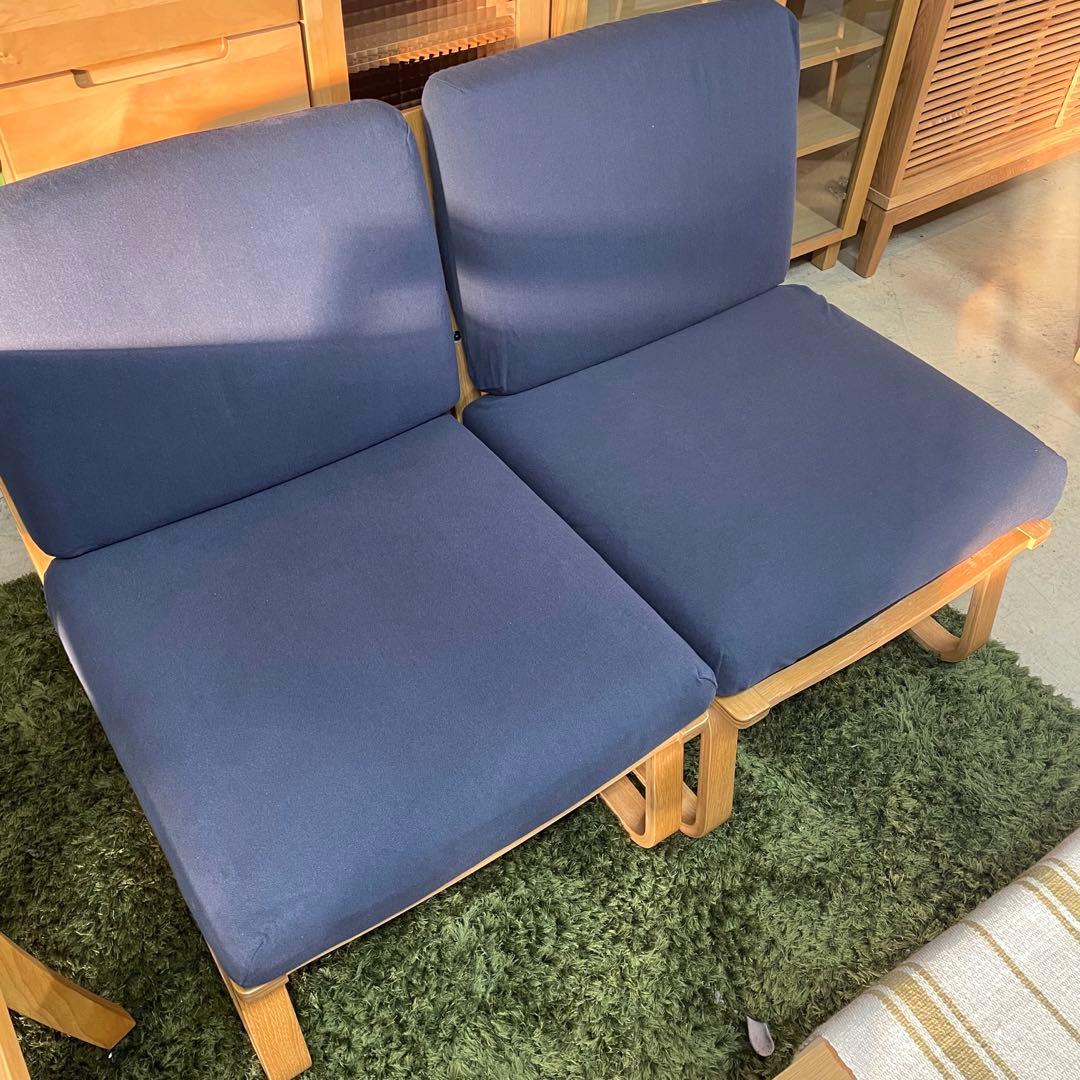 無印良品⭐️リビングでもダイニングでもつかえるソファチェア　愛知県　あま市