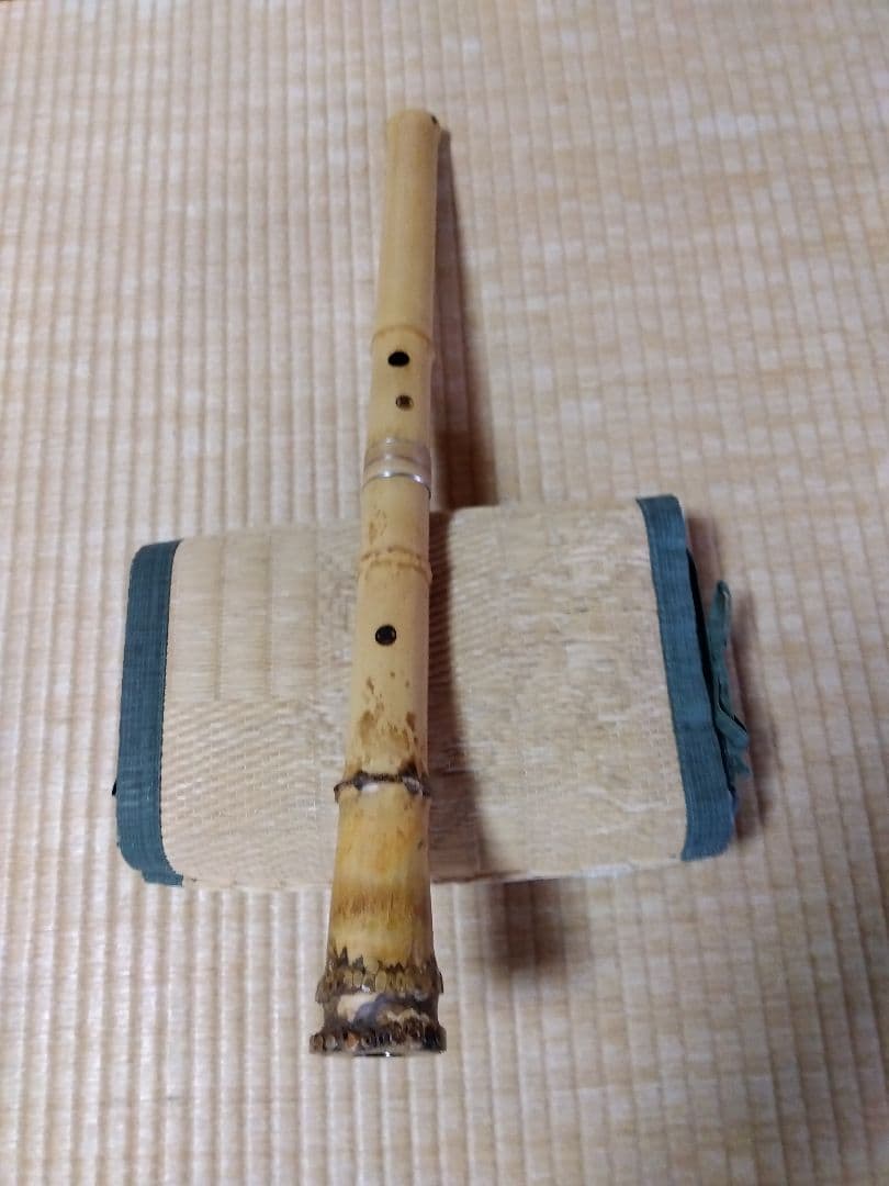尺八１尺９寸中継ぎｓｓ縁藤巻き正律管