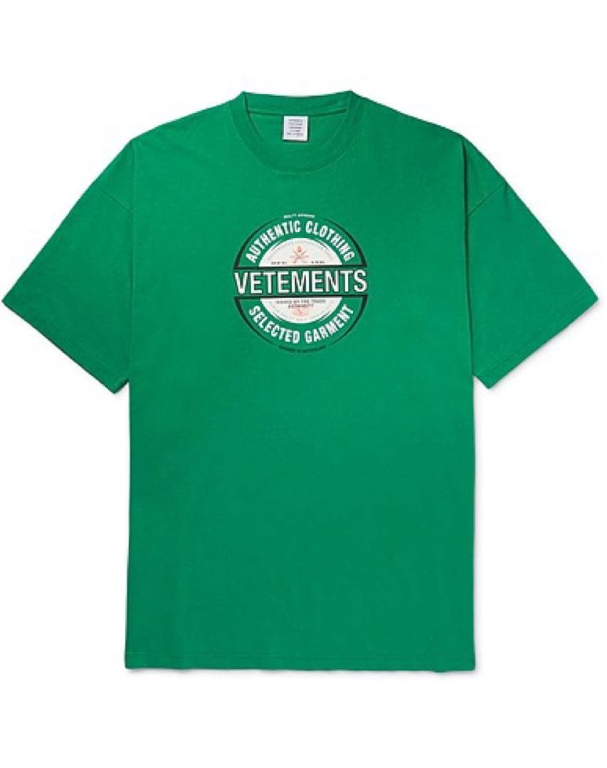 ⬇️ VETEMENTS (ヴェトモン) Beer Badge Tee