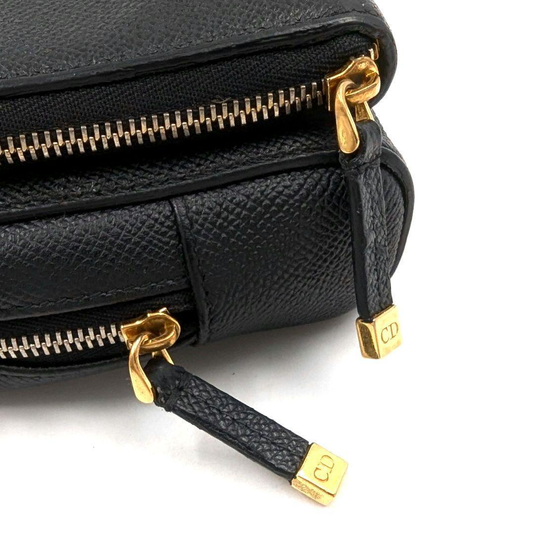 【美品】CHRISTIAN DIOR カロ ダブルポーチ ショルダーバッグ