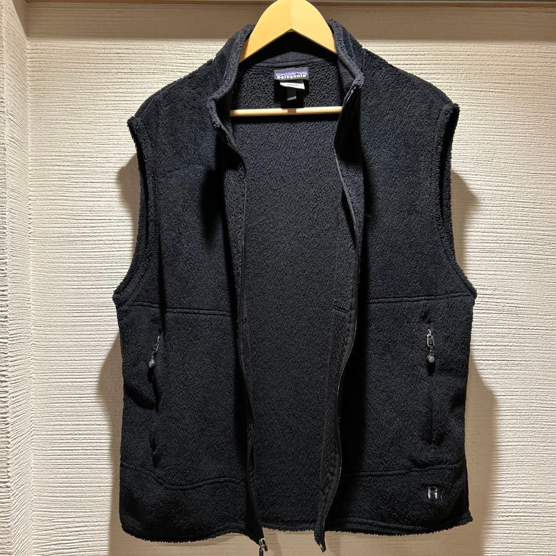 patagonia パタゴニア R2 フリースベスト L ブラック ポーラテック