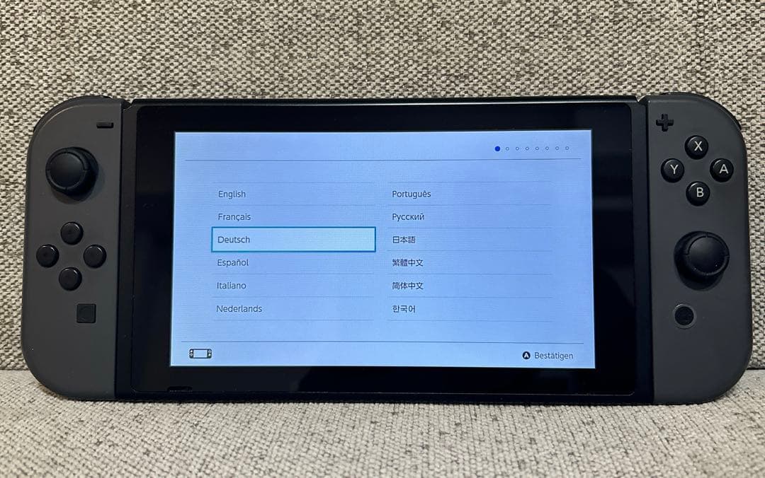 【美品】 Nintendo Switch 本体 グレー