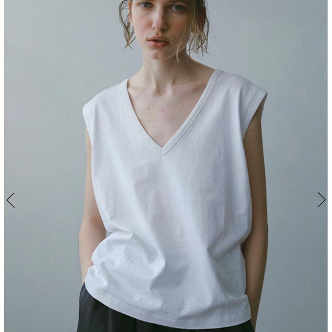 ETRE TOKYO 新作 完売 ヘンプコットンスリーブレスプルオーバー タンク