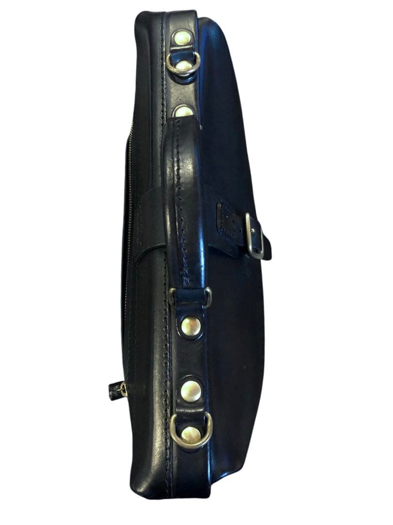 【カスタム多数】HERZ ソフトダレスバッグ 2way ショルダーバッグ 黒　鞄