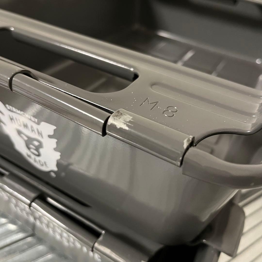 2個セット ヒューマンメイド スチールボックス コンテナ