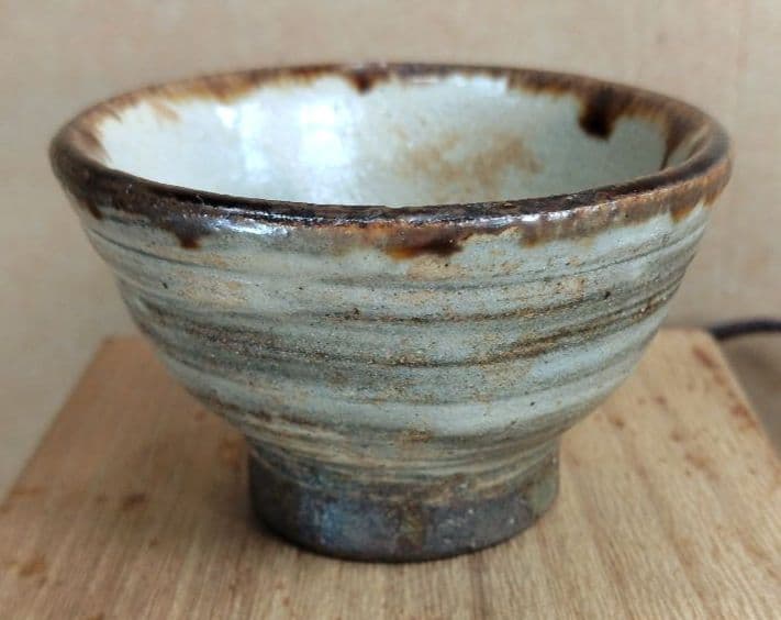 【本物保証】金城次郎 壷屋焼 ぐい呑 共箱 栞 人間国宝 壺屋焼 魚紋ぐい呑