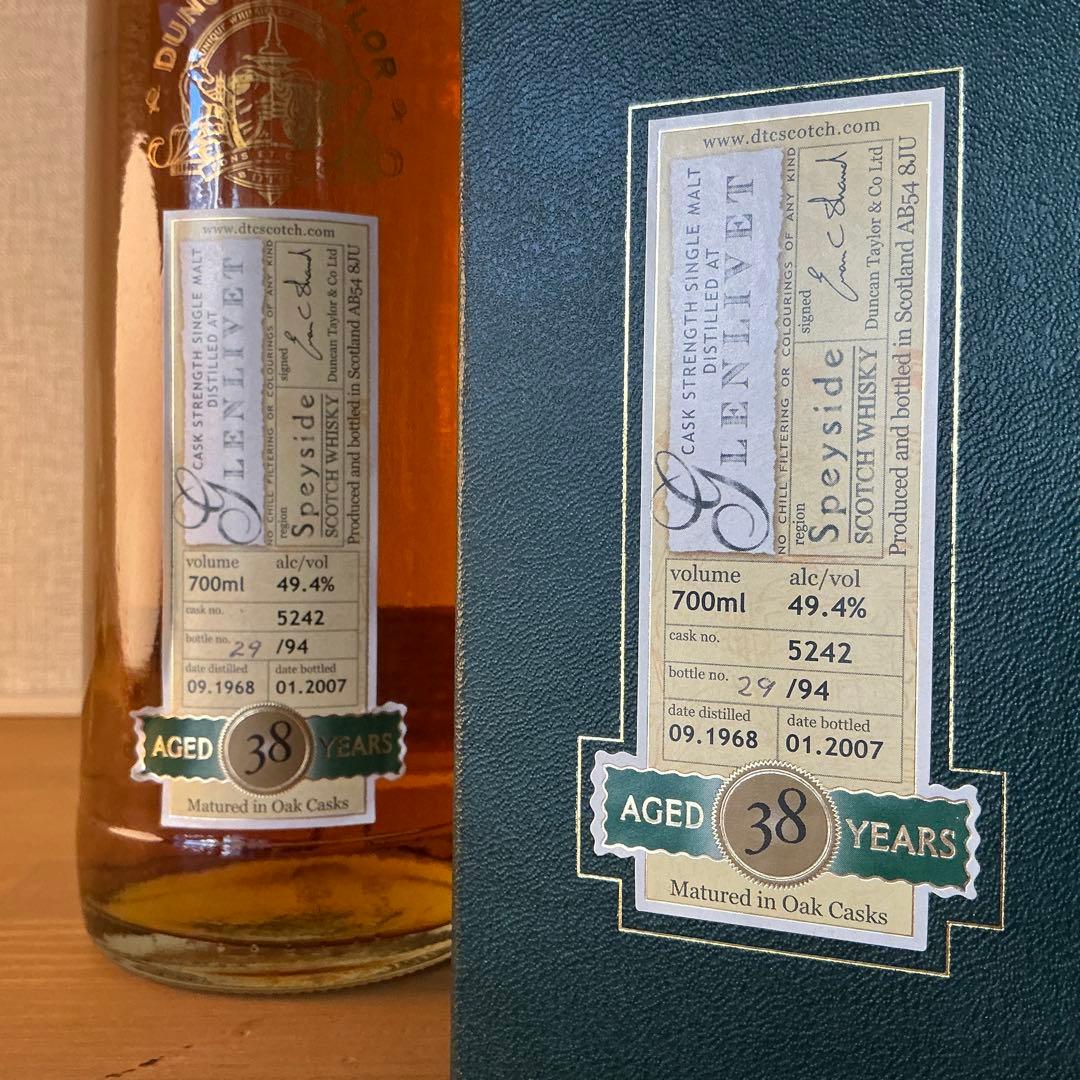 ダンカンテイラー　グレンリベット38年 700ml