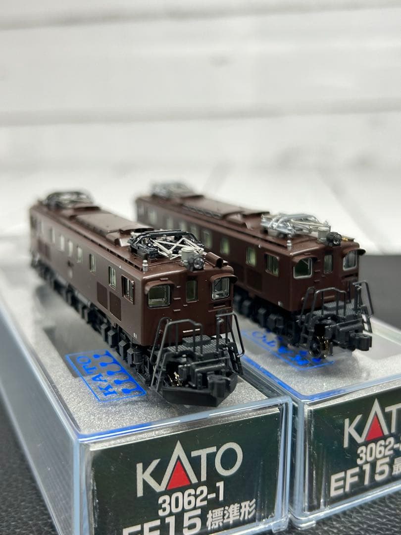 KATO EF15 3062-1.2 標準形.最終形 2両セット 茶 Nゲージ
