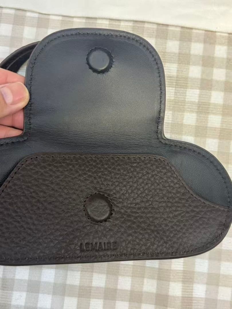 LEMAIRE BELL GLASSES HOLDER ダークチョコレート