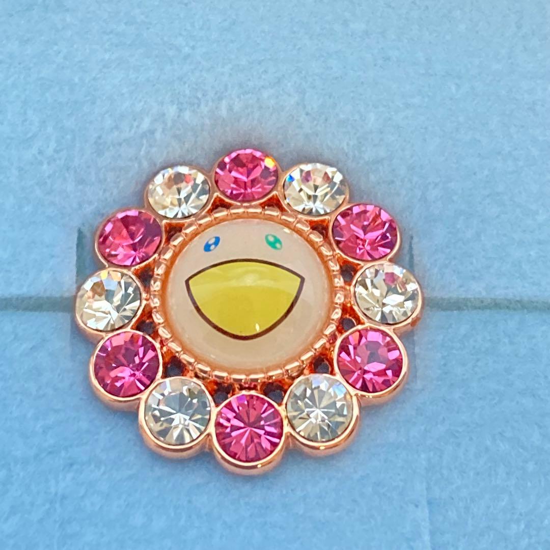 【新品】Liquem 村上隆 コラボ フラワー ピンズ（ピンクxホワイト）