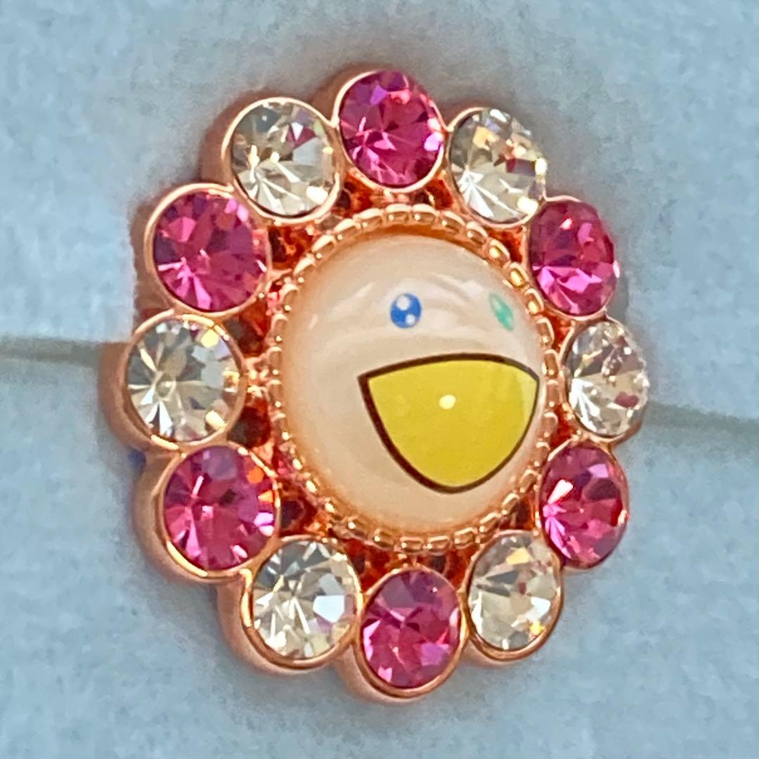 【新品】Liquem 村上隆 コラボ フラワー ピンズ（ピンクxホワイト）