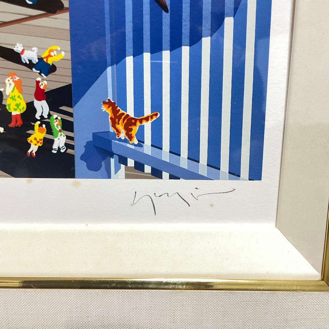 ヒロ ヤマガタ マーク トゥエイン号 ディズニー シルクスクリーン 限定 保証書