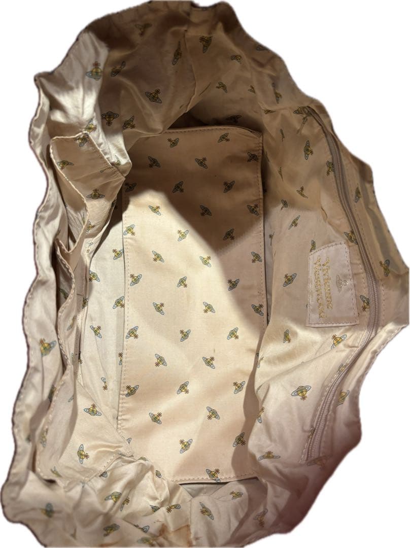 24時間以内発送！Vivienne Westwoodブラウンキャンバスバッグ