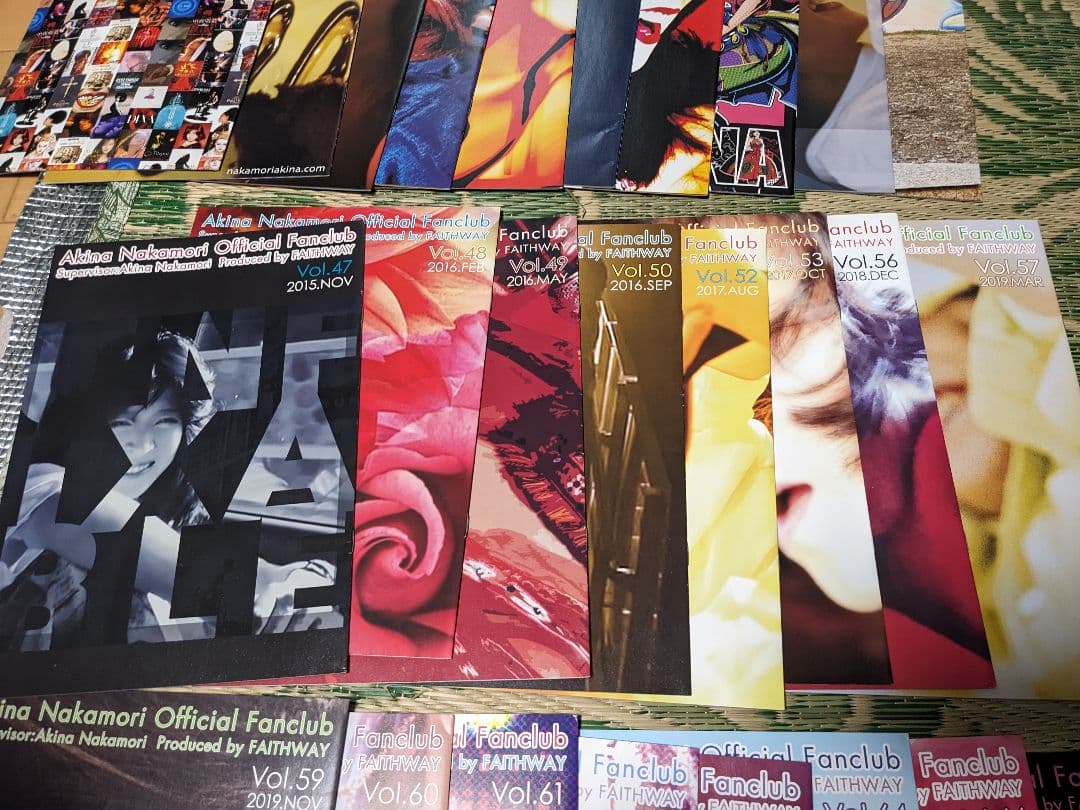 中森明菜　ファンクラブ会報【FAITHWAY 計26冊】