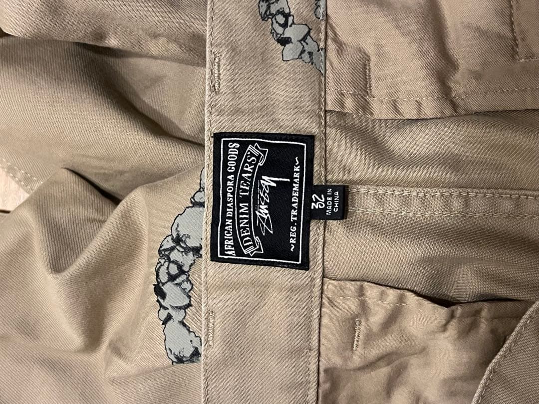 最終値下げ stussy denim tears SS WREATH CHINO