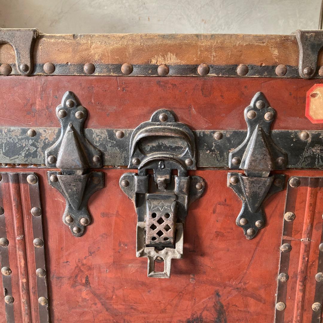 ⭐️稀少価値　レア物　アンティーク　ヴィンテージ　USトランク　スタッズ