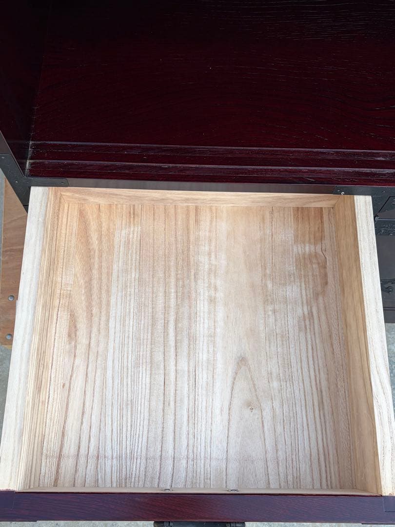 田中家具 アンティーク 民芸家具 和風リビングボード 飾り棚 二本松工芸館