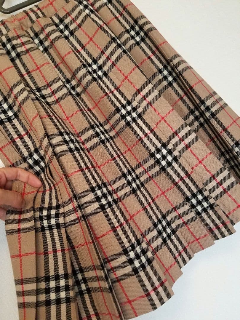 バーバリープリーツスカート美品良品キッズ◯大人◯150 160S 2度使用品◯