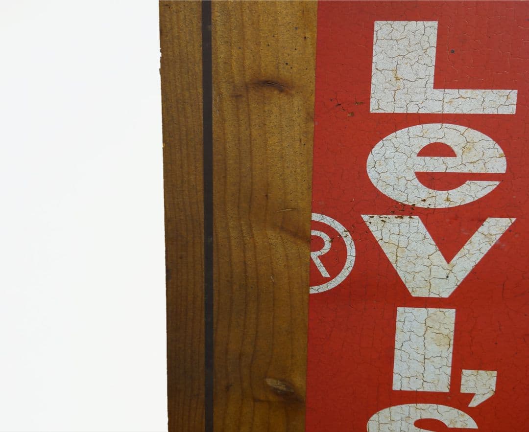 リーバイス 木製看板 REDTAB