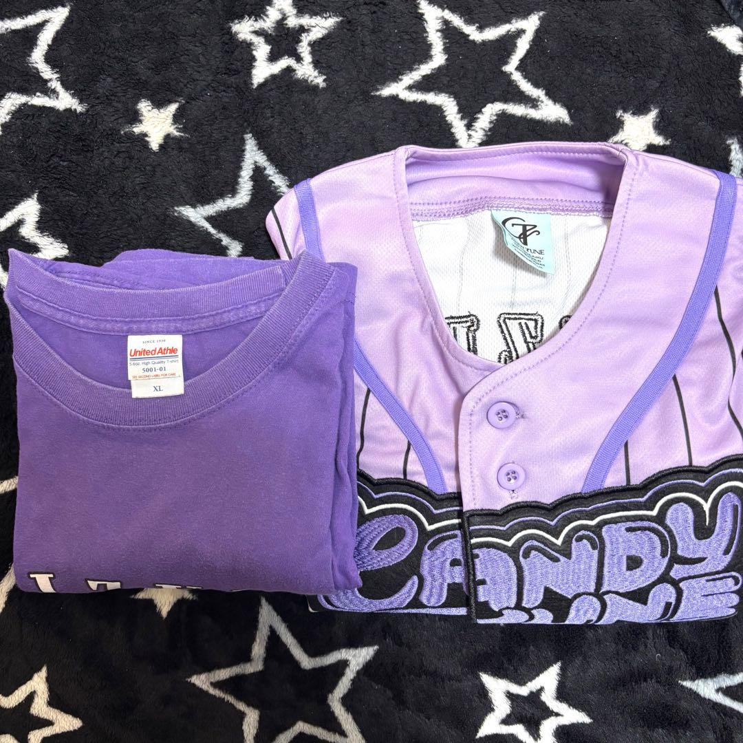 CANDY TUNE 宮野 ユニフォーム 推しアピTシャツ 2種セット