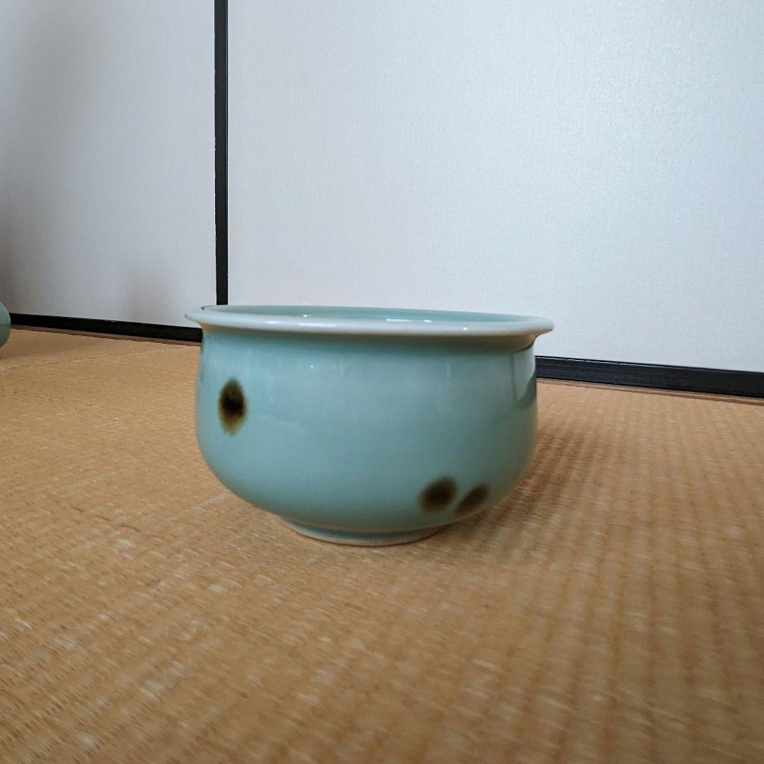 皆具　水指　杓立　建水　蓋置　　飛青磁　箱なし