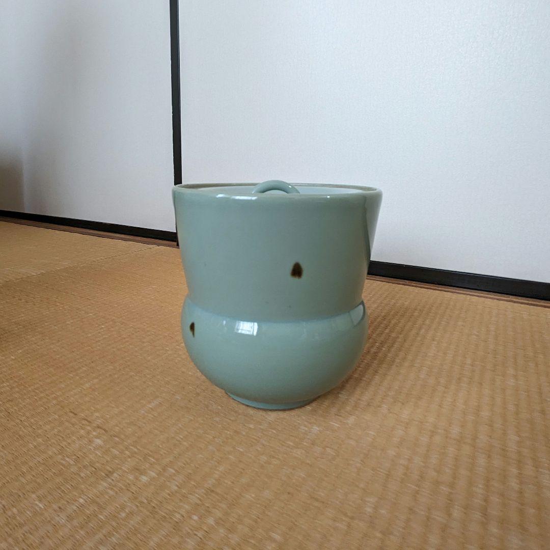 皆具　水指　杓立　建水　蓋置　　飛青磁　箱なし