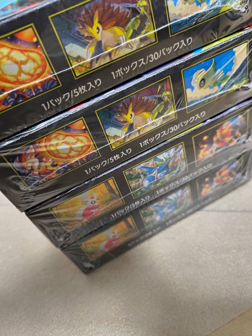 ポケモンカード　メガブレイブ　メガシンフォニア　BOX 新品　シュリンク付　4点