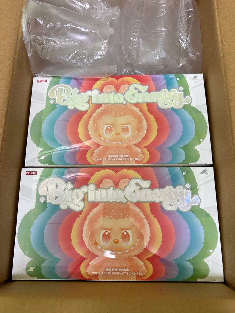 正規品 POPMART LABUBU Big into Energy 2 BOX