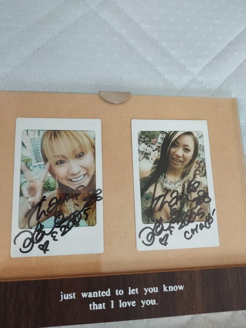 激レア　倖田來未　直筆サイン入りチェキ　８枚セット