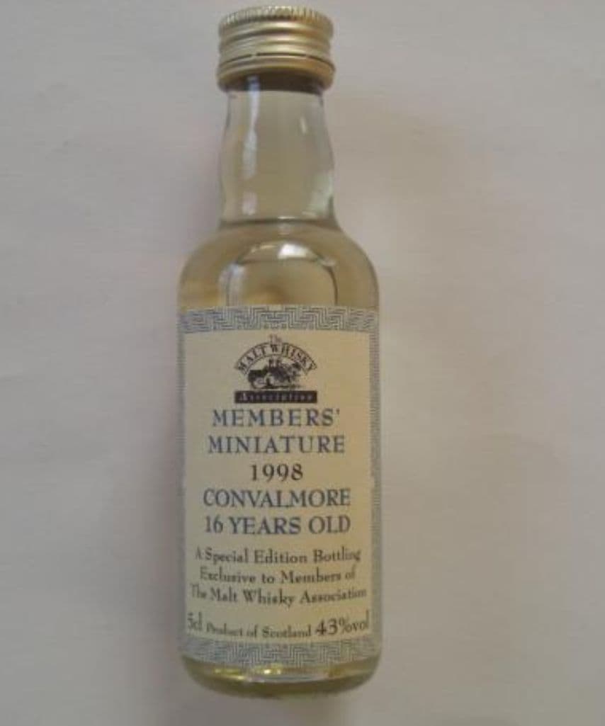 コンバルモア１６年・ミニボトル convalmore 16