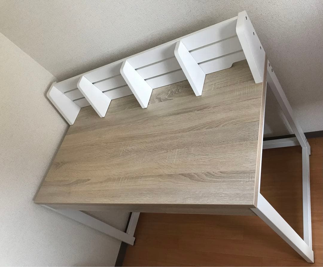 LOWYA デスク 可動棚,引き出し付き 幅110