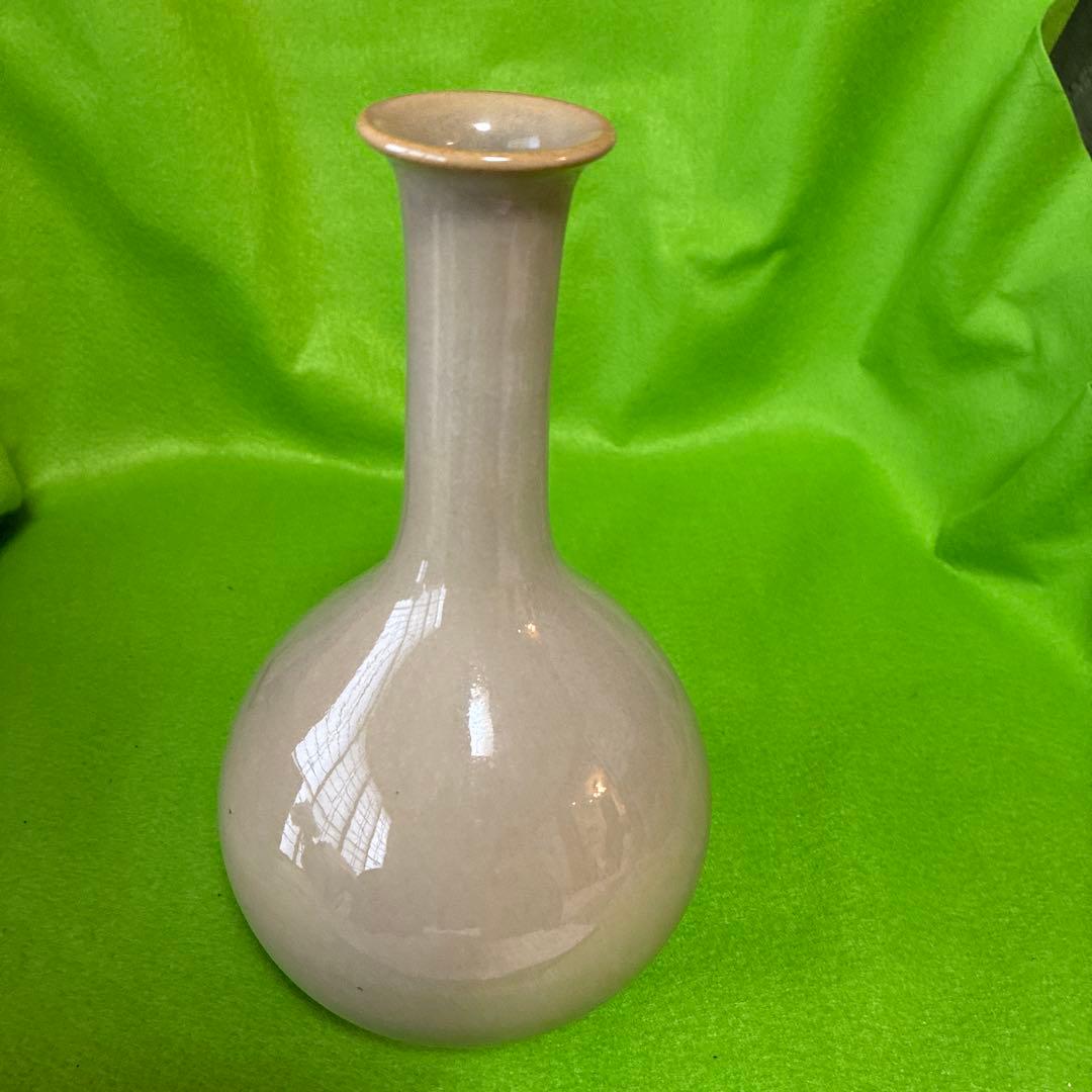 赤膚焼木箱付き一輪挿し 三代　大塩昭山