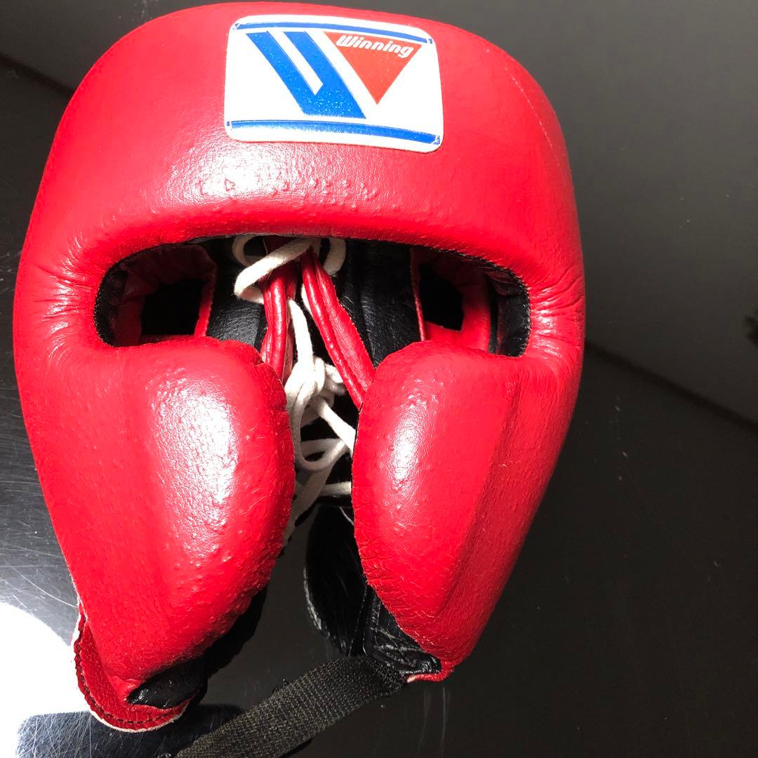 ウィニングヘッドギア　赤色